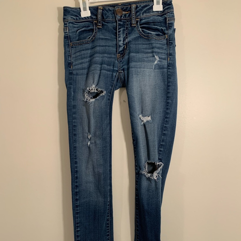 American Eagle Ripped Jeggings